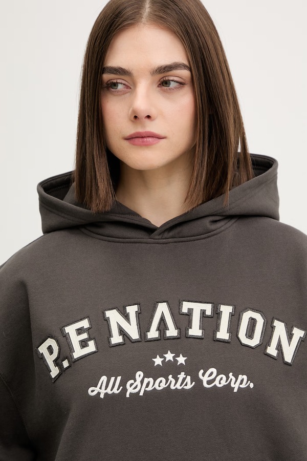 Кофта P.E Nation Dynamic колір сірий фото 4