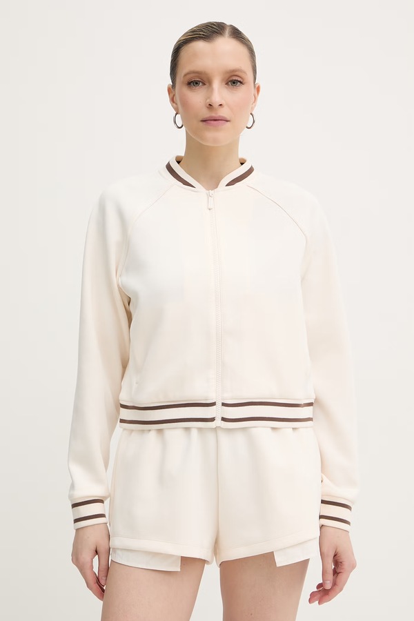 Кофта, яка розстібається жіноча Armani Exchange колір бежевий