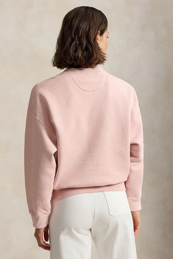 Кофта жіноча бавовняна Polo Ralph Lauren Wimbledon колір рожевий фото 2
