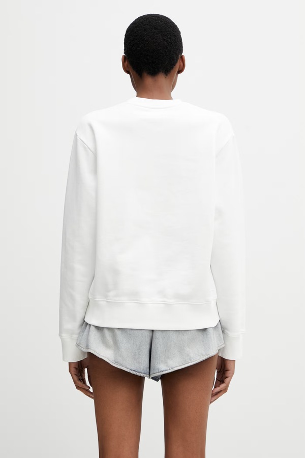 Кофта жіноча бавовняна MM6 Maison Margiela колір білий фото 2