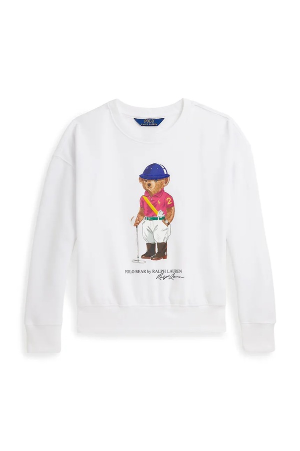 Дитяча кофта Polo Ralph Lauren колір білий фото 2