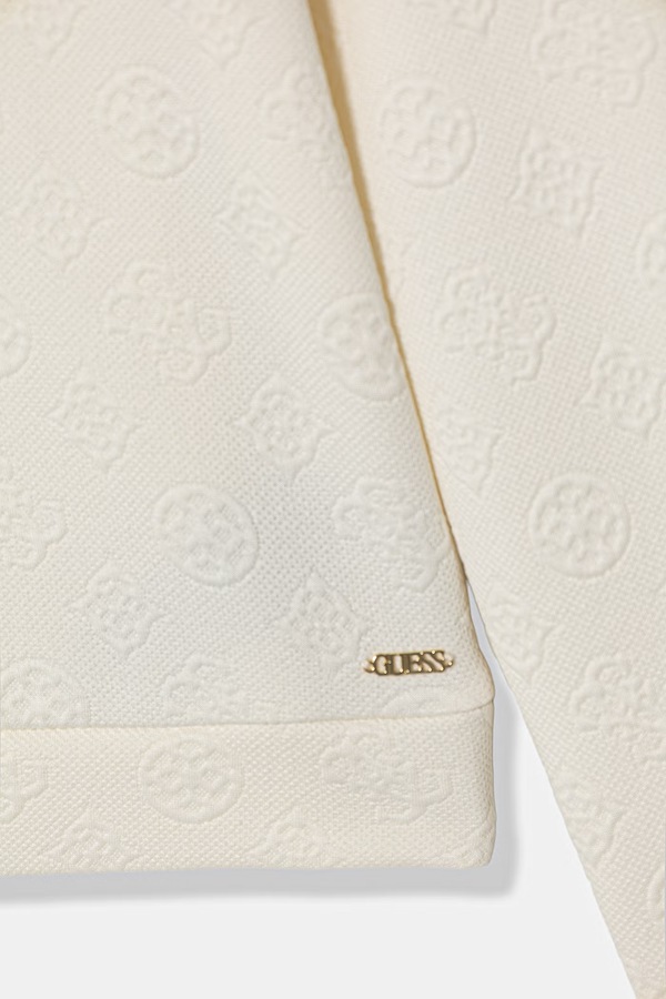 Кофта с капюшоном детская Guess цвет бежевый фото 2