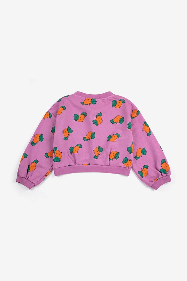 Дитяча бавовняна кофта Bobo Choses Tangerine колір фіолетовий фото 2
