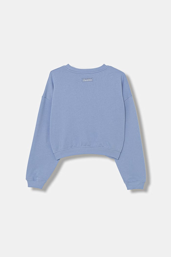 Кофта дитяча бавовняна United Colors of Benetton колір блакитний