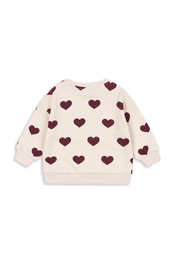 Детская кофта Konges Sløjd LOU SWEAT SHIRT OCS цвет бежевый