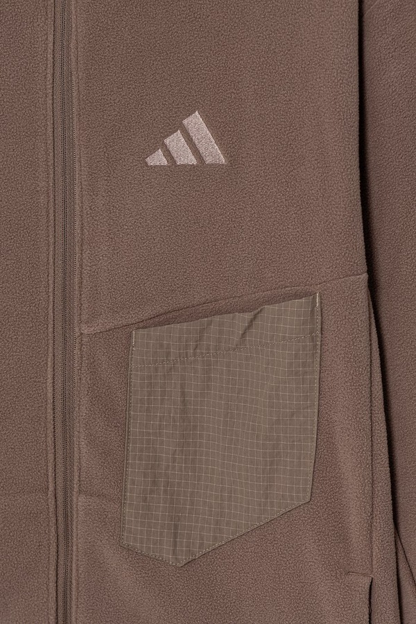Дитяча кофта adidas TERREX колір коричневий фото 3