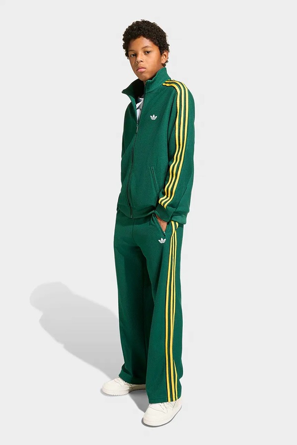 Дитяча кофта adidas Originals колір зелений фото 3