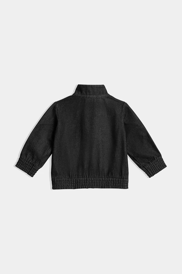 Дитяча джинсова кофта adidas Originals колір чорний