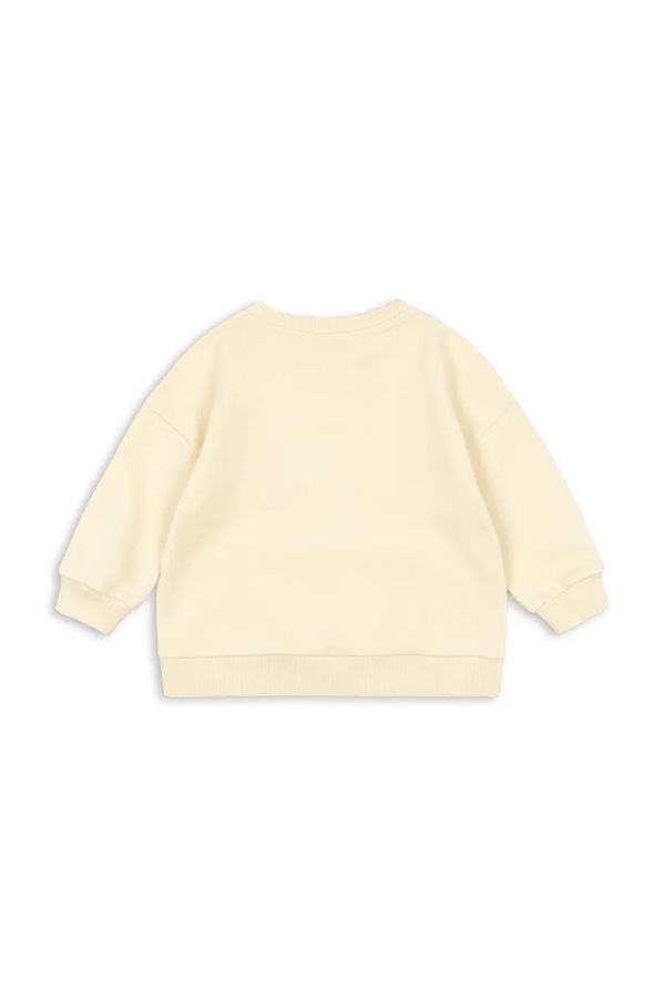 Дитяча кофта Konges Sløjd LOU SEQUIN SWEAT SHIRT OCS колір бежевий
