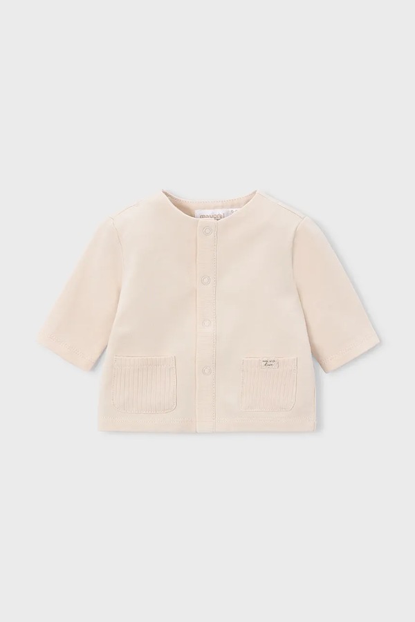 Кофта для немовлят Mayoral Newborn колір бежевий