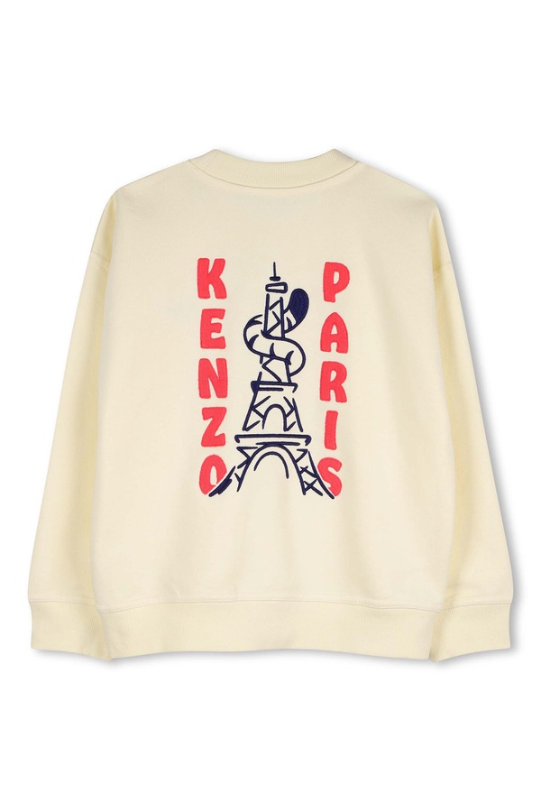 Дитяча бавовняна кофта Kenzo Kids колір жовтий фото 2