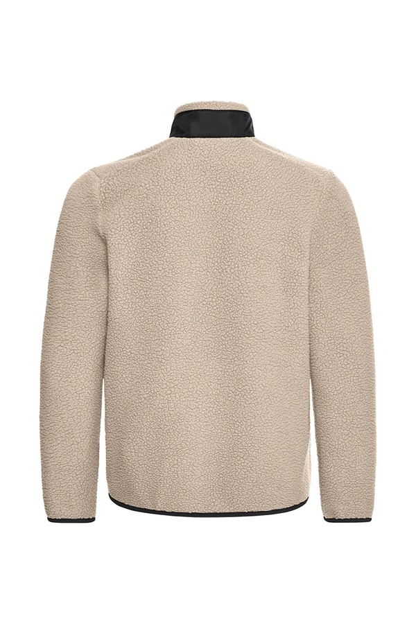 Кофта, яка розстібається дитяча флісова Jack Wolfskin LITE CURL FZ K колір бежевий фото 2