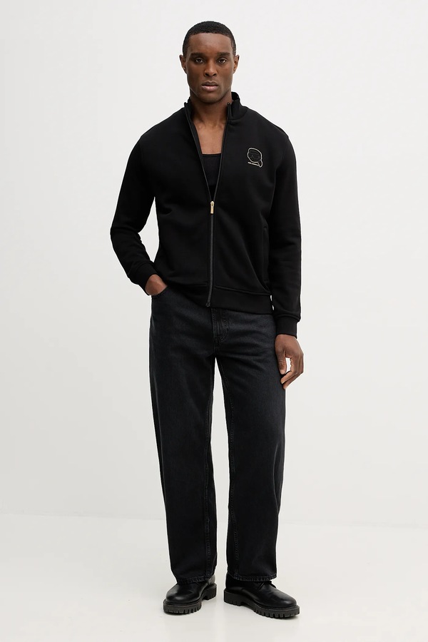 Кофта Karl Lagerfeld колір чорний фото 2
