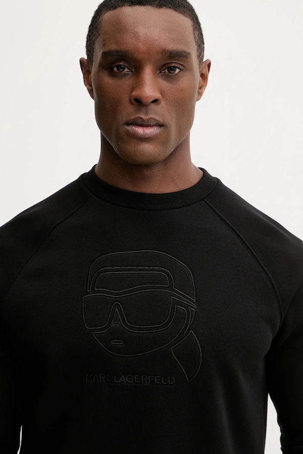 Кофта Karl Lagerfeld колір чорний фото 4
