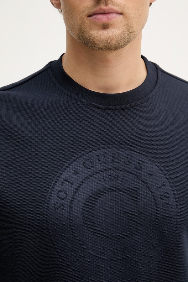 Кофта Guess колір синій фото 4