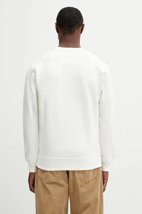 Бавовняна кофта Drôle de Monsieur Sweatshirt LHomme Au Tableau колір бежевий фото 2