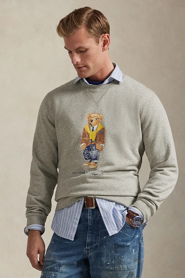 Кофта Polo Ralph Lauren колір сірий