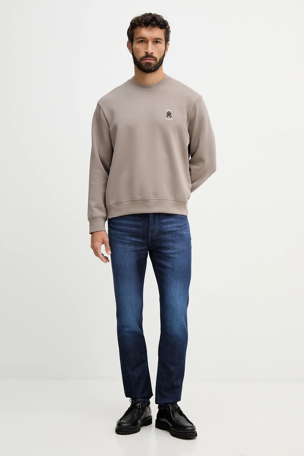Кофта Armani Exchange колір бежевий