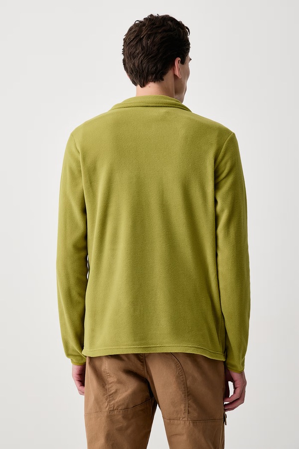 Кофта на застежке мужская Jack Wolfskin Taunus 100 цвет зеленый фото 2