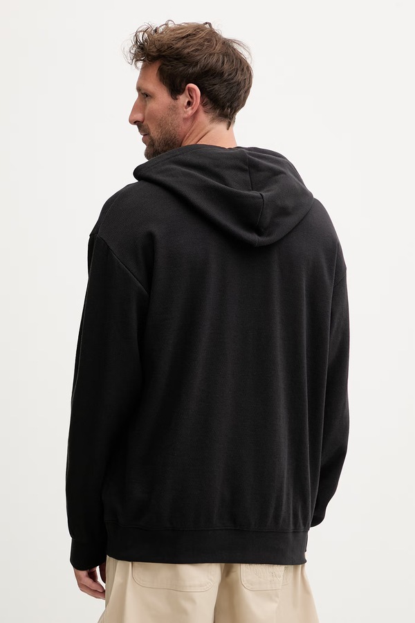 Кофта с капюшоном мужская с хлопком Puma Essentials Elevated цвет черный фото 2