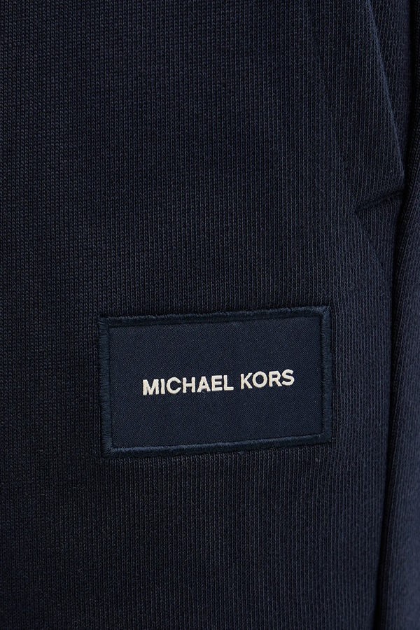 Бавовняні спортивні штани Michael Kors колір синій фото 4