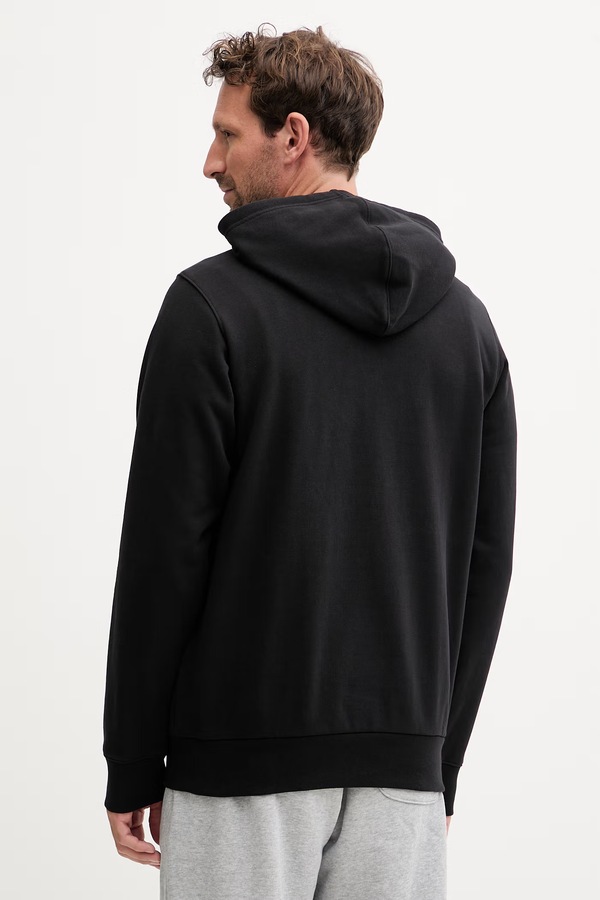 Кофта с капюшоном мужская хлопковая Helly Hansen HH BOX цвет черный фото 2