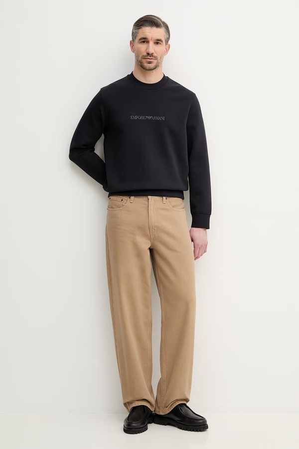Кофта Emporio Armani колір синій фото 2