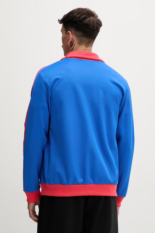 Кофта, яка розстібається чоловіча adidas Originals Beckenbauer колір блакитний фото 3