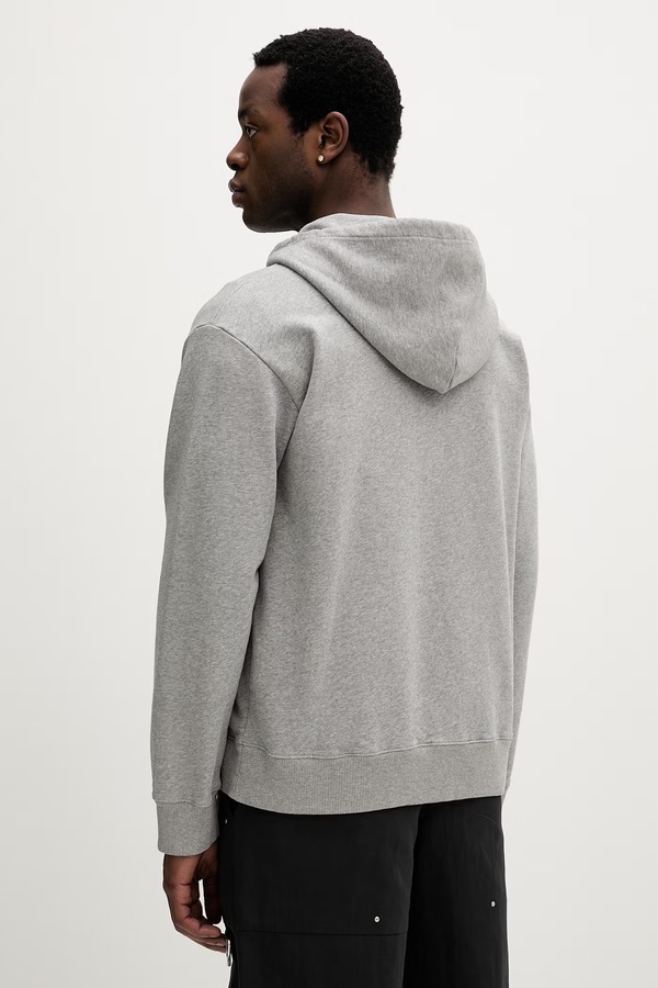 Бавовняна кофта MM6 Maison Margiela колір сірий фото 2