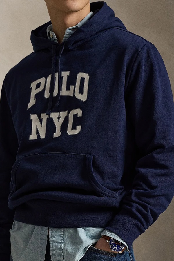 Кофта Polo Ralph Lauren колір синій фото 4