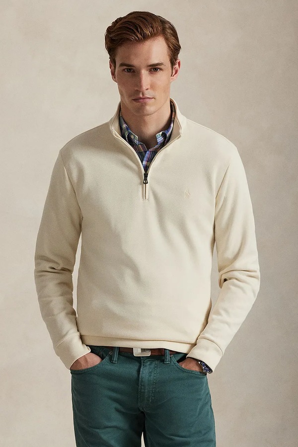 Кофта мужская Polo Ralph Lauren цвет бежевый