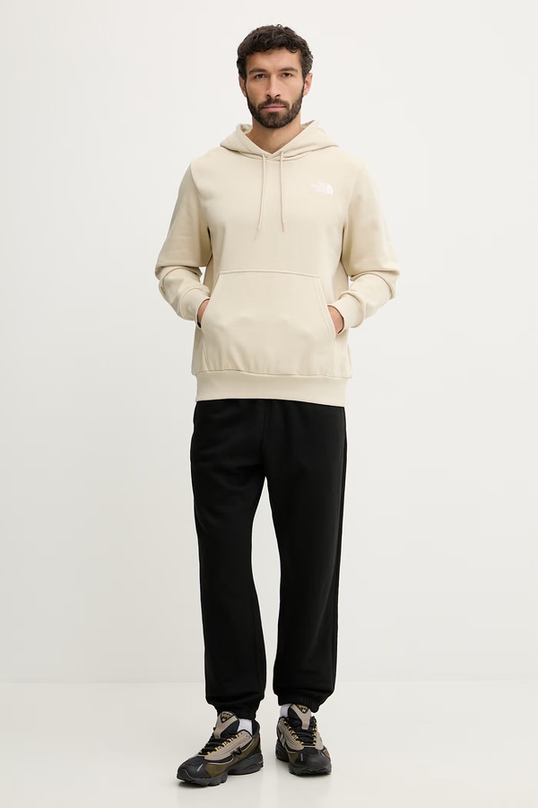 Кофта The North Face Simple Dome колір бежевий фото 2