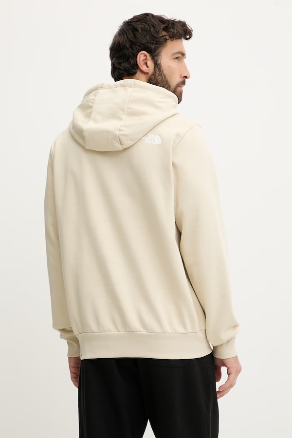 Кофта The North Face Simple Dome колір бежевий фото 3