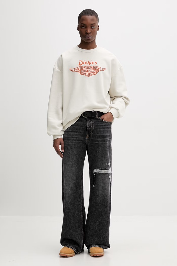 Кофта мужская с хлопком Dickies цвет бежевый