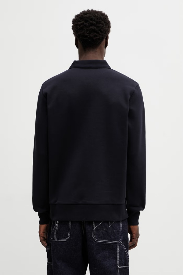 Кофта с капюшоном мужская Fred Perry цвет темно-синий фото 2