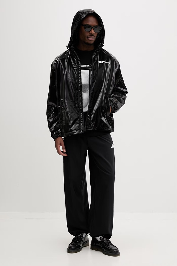 Кофта оверсайз мужская хлопковая Karl Lagerfeld Jeans цвет черный