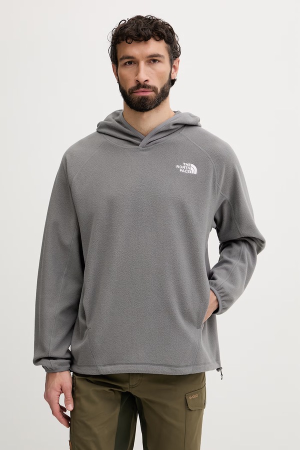 Спортивна кофта чоловіча флісова The North Face OXARA колір сірий