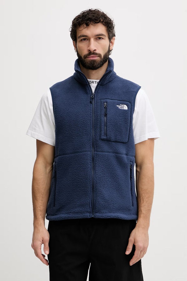 Кофта без рукавів чоловіча флісова The North Face YUMIORI колір темно-синій