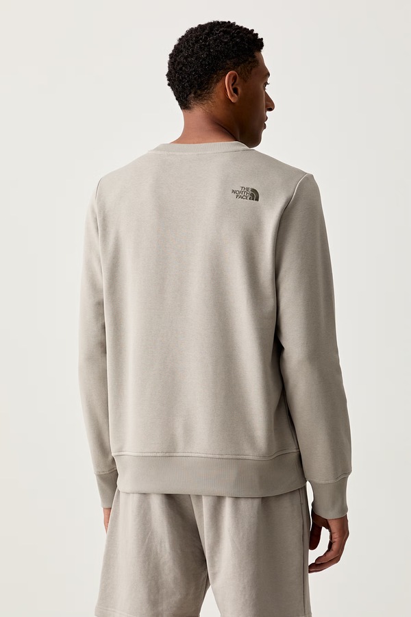 Кофта чоловіча з бавовною The North Face PEAK LIGHT REGULAR колір сірий фото 3