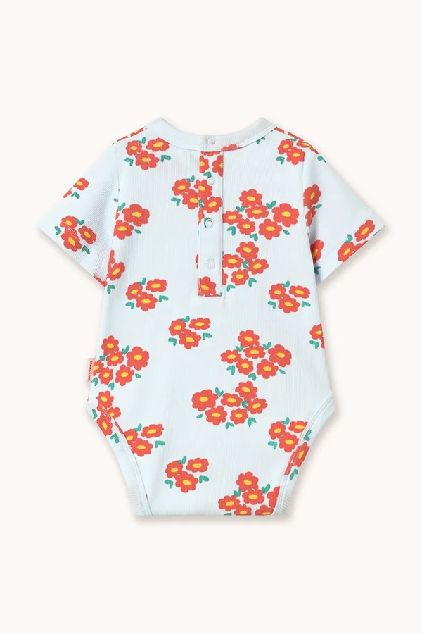 Боді для немовлят Tinycottons BLOSSOMS RIB BODY