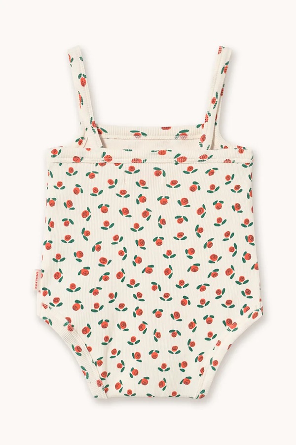 Боді для немовлят Tinycottons TINY ROSES RIB SLEEVELESS BODY