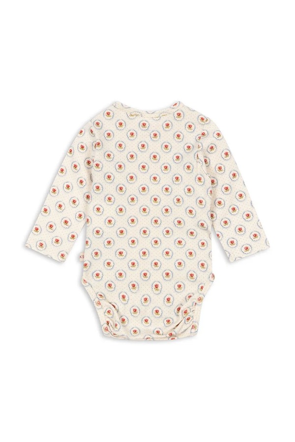 Боди для младенцев Konges Sløjd BASIC LS NEWBORN BODY GOTS