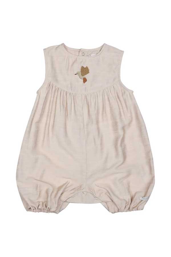 Ромпер дитячий Donsje Sabla Playsuit Hummingbird колір бежевий