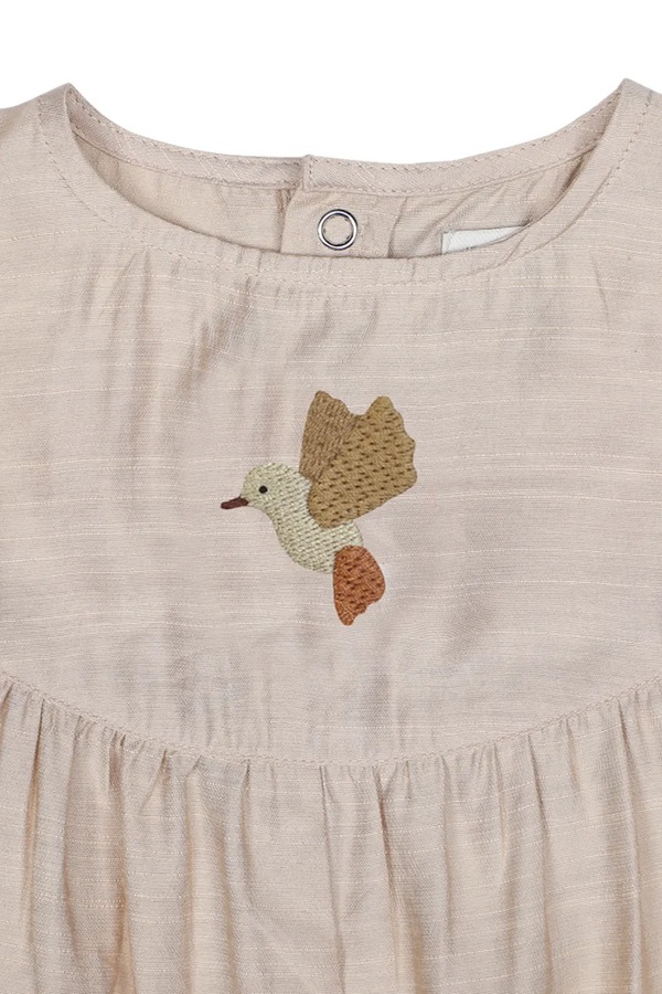 Ромпер дитячий Donsje Sabla Playsuit Hummingbird колір бежевий фото 3