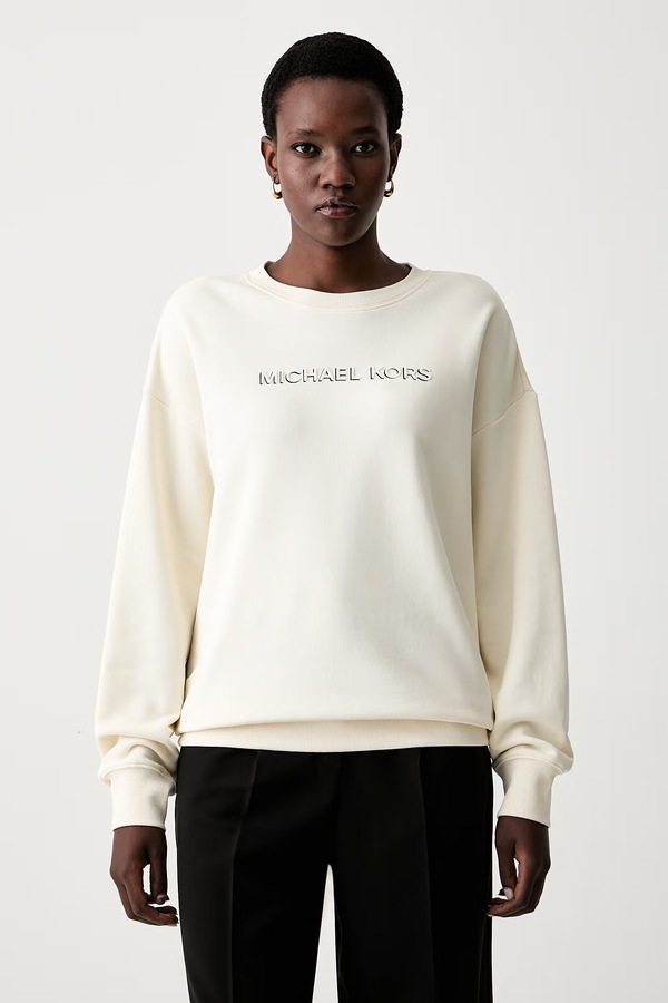 Кофта жіноча бавовняна MICHAEL Michael Kors колір бежевий