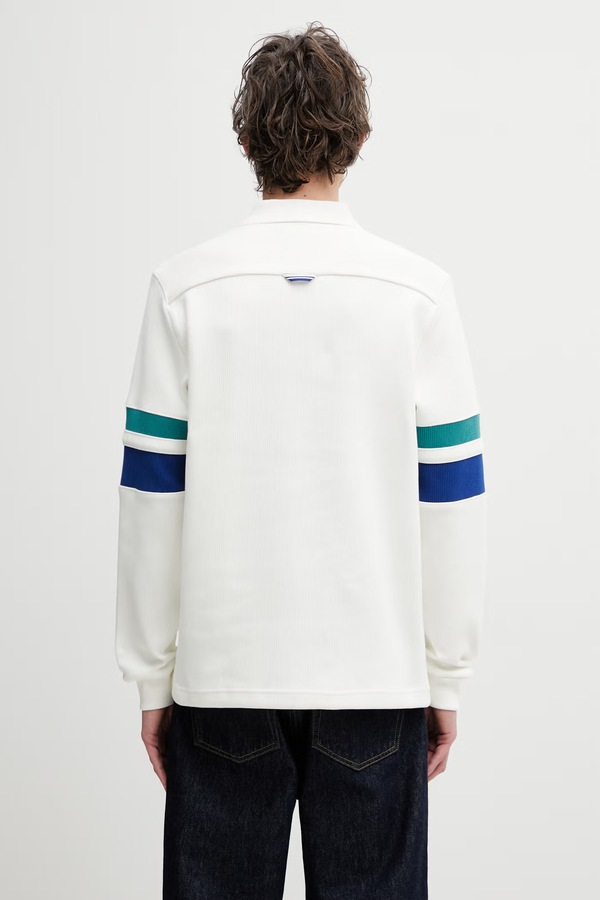 Свитер мужской хлопковый Fred Perry цвет белый фото 2