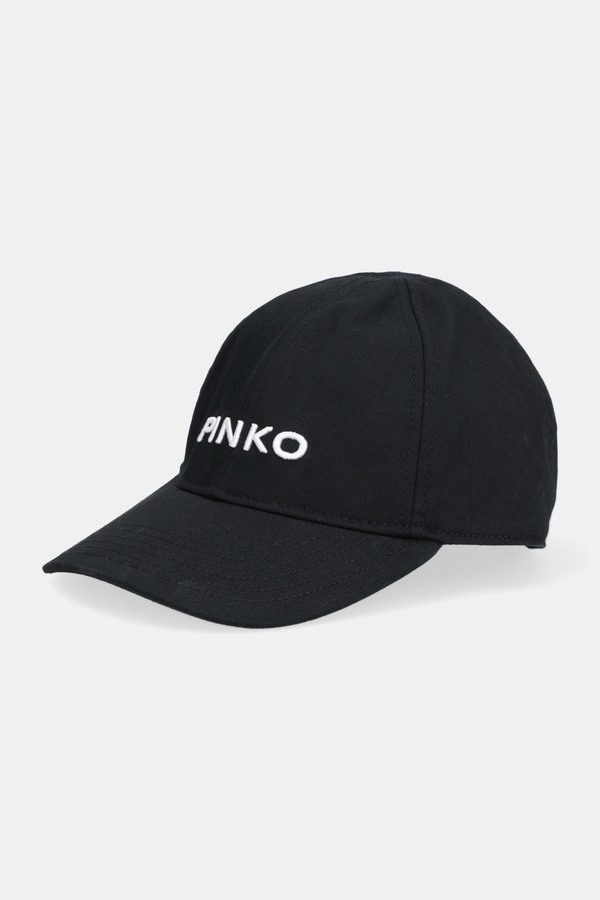 Бавовняна бейсболка Pinko колір чорний