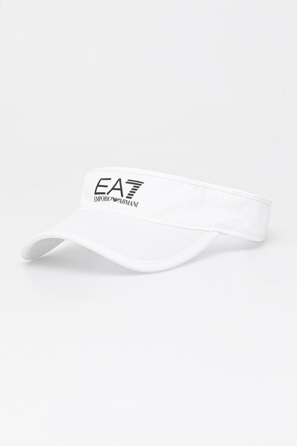 Хлопковый козырек EA7 Emporio Armani цвет белый