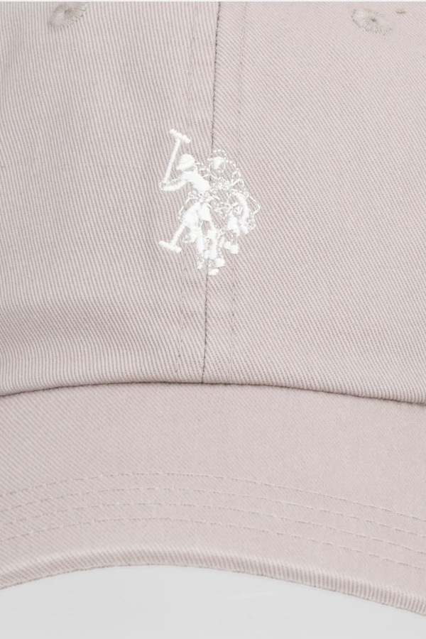 Кепка чоловіча бавовняна U.S. Polo Assn. OUTLINE DHM WASHED CASUAL колір коричневий фото 2