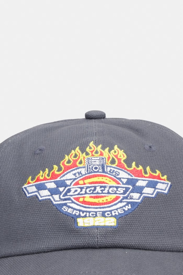 Хлопковая бейсболка Dickies цвет серый